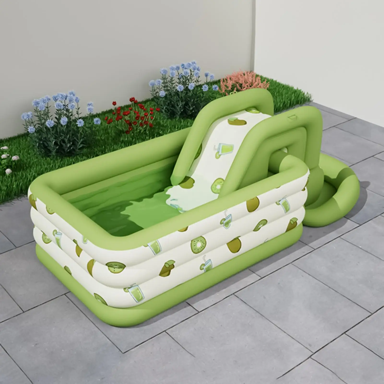 Inflatable Slide For Pool Pool Water Slide Swimming Accessory Inflatable Children's Toy Thickened For Outdoor Family Camping
