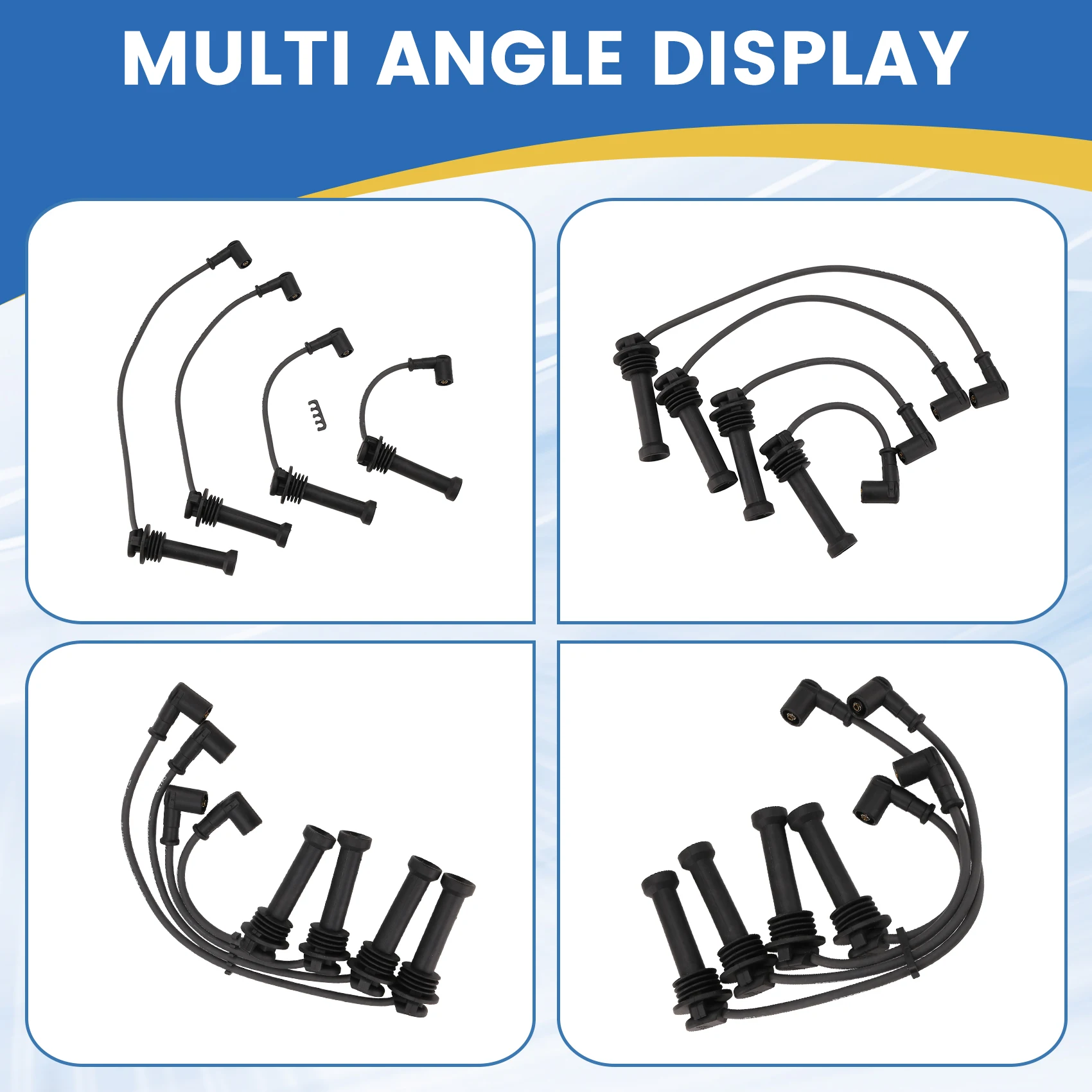 

НОВЫЙ комплект проводов для свечей зажигания автомобиля XS2Z12259AA для Ford Contour 1999-2000 Focus 2000-2007 Escape 2001-2004