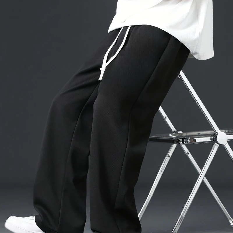 

Американские ретро модные повседневные свободные спортивные брюки для бега с прямыми штанинами, осенние новые мужские и женские повседневные спортивные брюки для пар