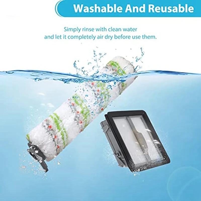 브러시 롤러 필터 키트, Bissell X7 Crosswave Pet Pro 3279 3277 3011 3055 다중 표면 올인원 습식 건식 진공