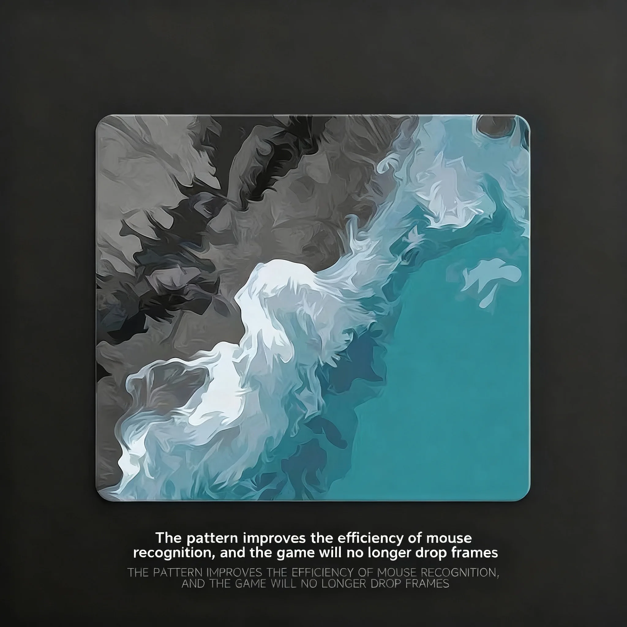 Gradient Layered Dye Glass Gaming Mouse Pad Smooth Frosted Surface Desk Tempered Glass Mouse E-Sports FPS Game Glass Mouse Pad