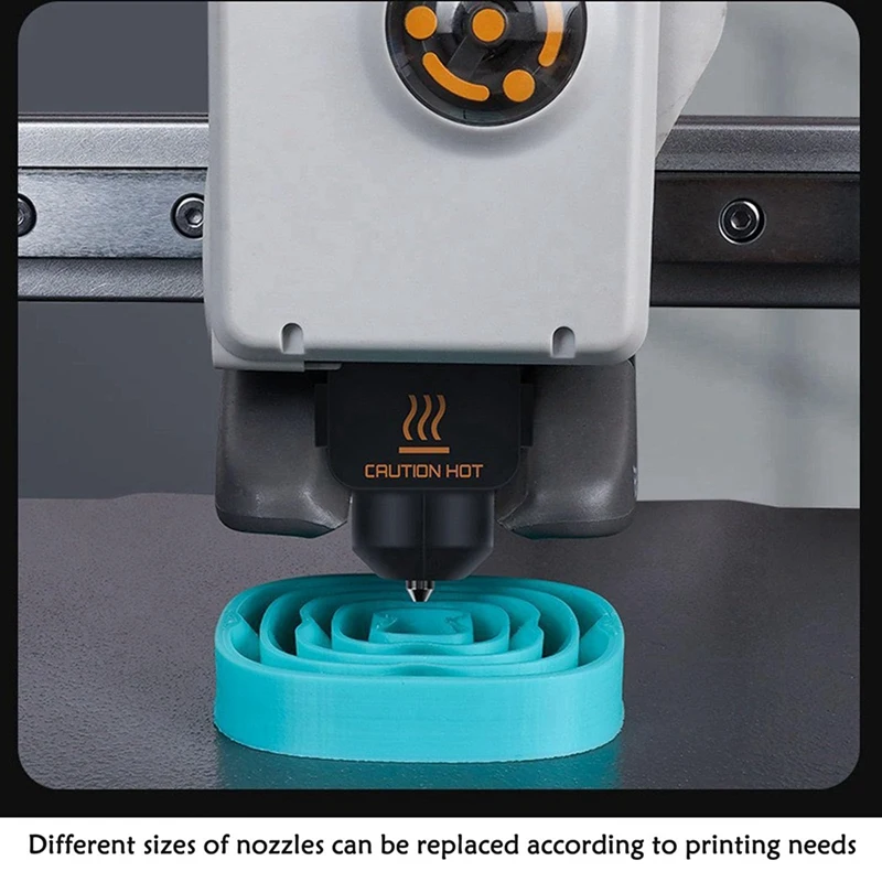 Mini kit Hotend A1/A1 de 0.4mm, avec 2 pièces supplémentaires de chaussette en silicone, 1 pièce supplémentaire de 0.2mm, 0.4mm, 0.6mm, buse de 0.8mm, mise à niveau