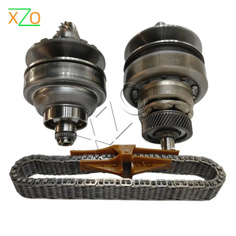 01J 0AN CVT Transmission Pulley Belt Chain Set For Audi A4 A5 A6 A8 Gearbox Hydraulic Cylinder Assembly 01J331301BG 34 38mm