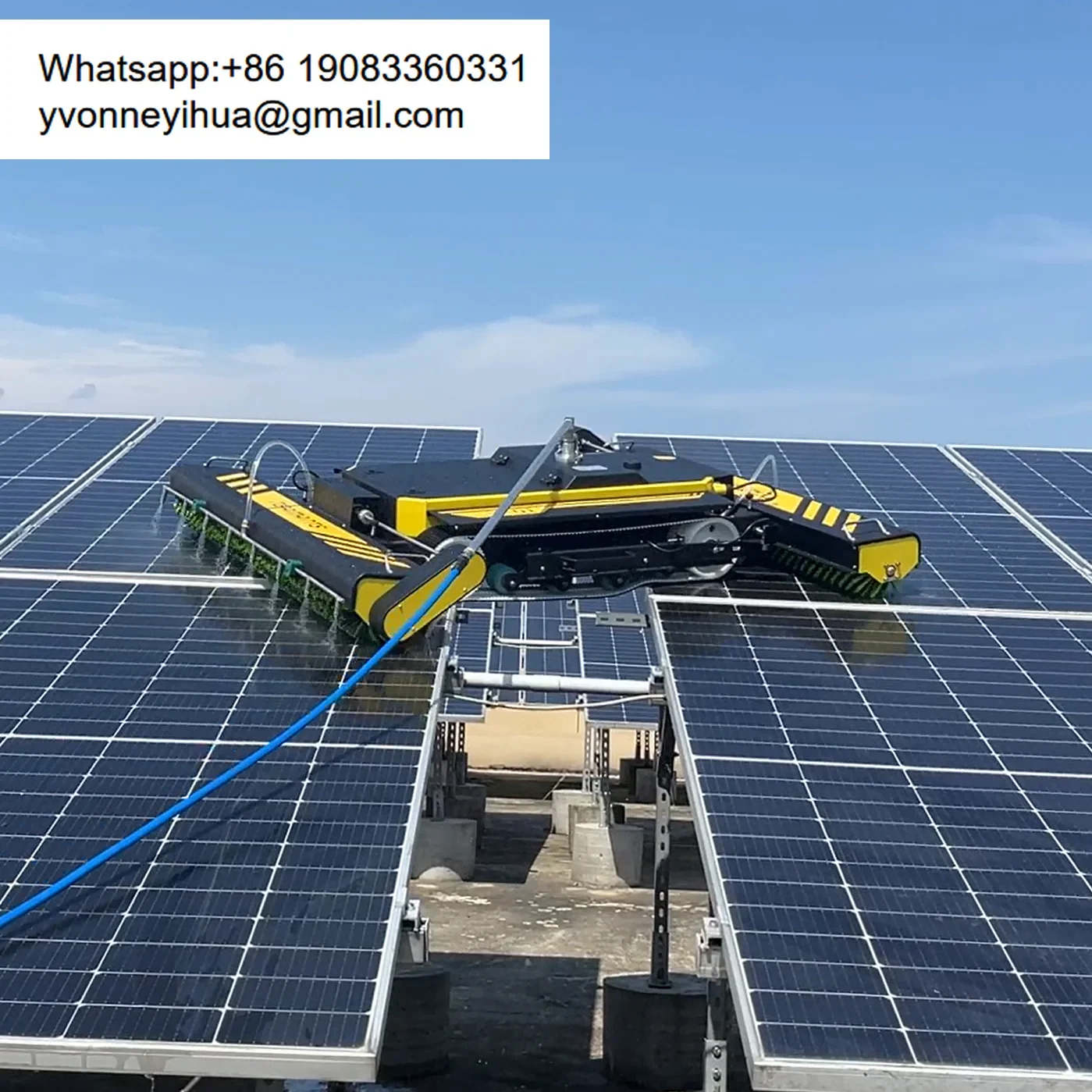 Teamants TAR01 Intelligent Solar Panel Cleaning Machine Brush Robot With Remote Control Range Of 200 Meters