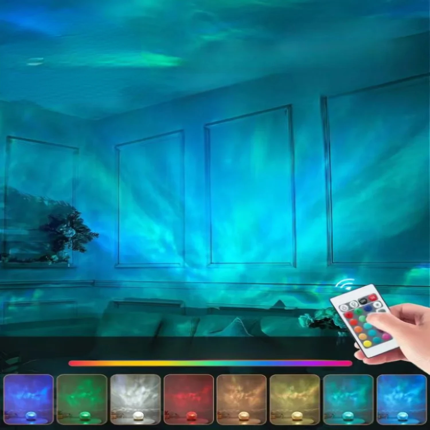 Neu Verwandeln Sie Ihren Platz mit einem erschwinglichen Luxus – dynamische RGB-Kristall-LED-ästhetische Wasserwellenlampe für die Schlafzimmeratmosphäre. Cr