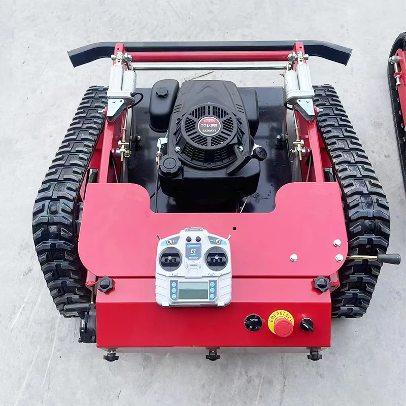 遠隔監視機能付きカスタマイズホームロボット、リモコン式芝刈り機、履帯式芝刈り機