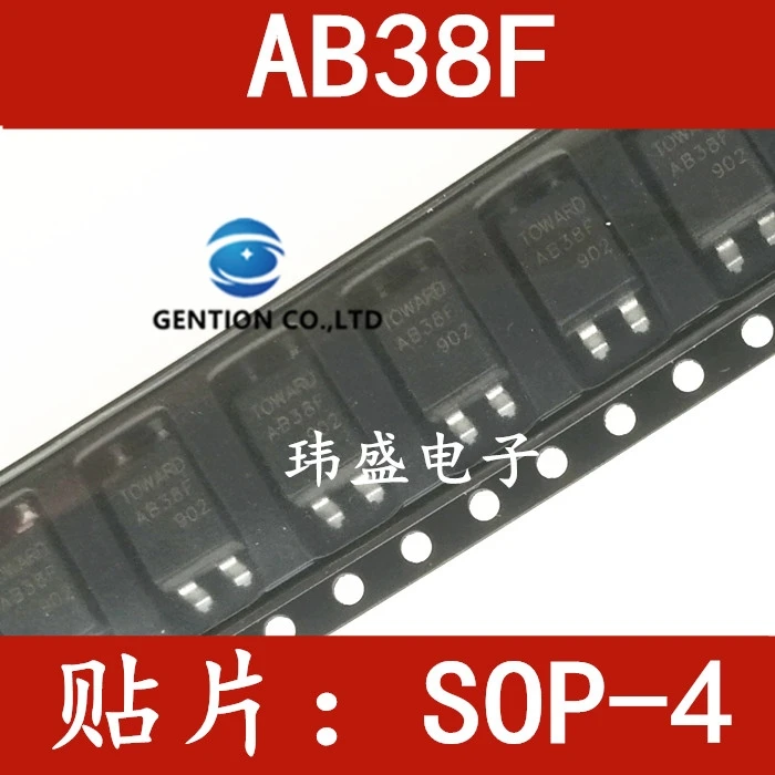 10PCS AB38F SOP-4 decoupling AB38 light coupling of solid state relay in stock 100% new and original