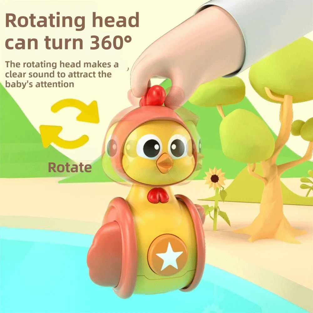 

Fun Design Chicken Gliding Tumbler Toy Fun Toy Early Education Early Education Toy Tumbler Toy Gliding Motion Children's Toys