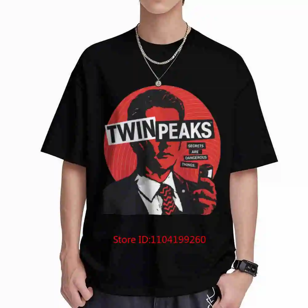 Twin Peaks Secrets Christmas Short Sleeve Tee 100% Cotton T-Shirt
