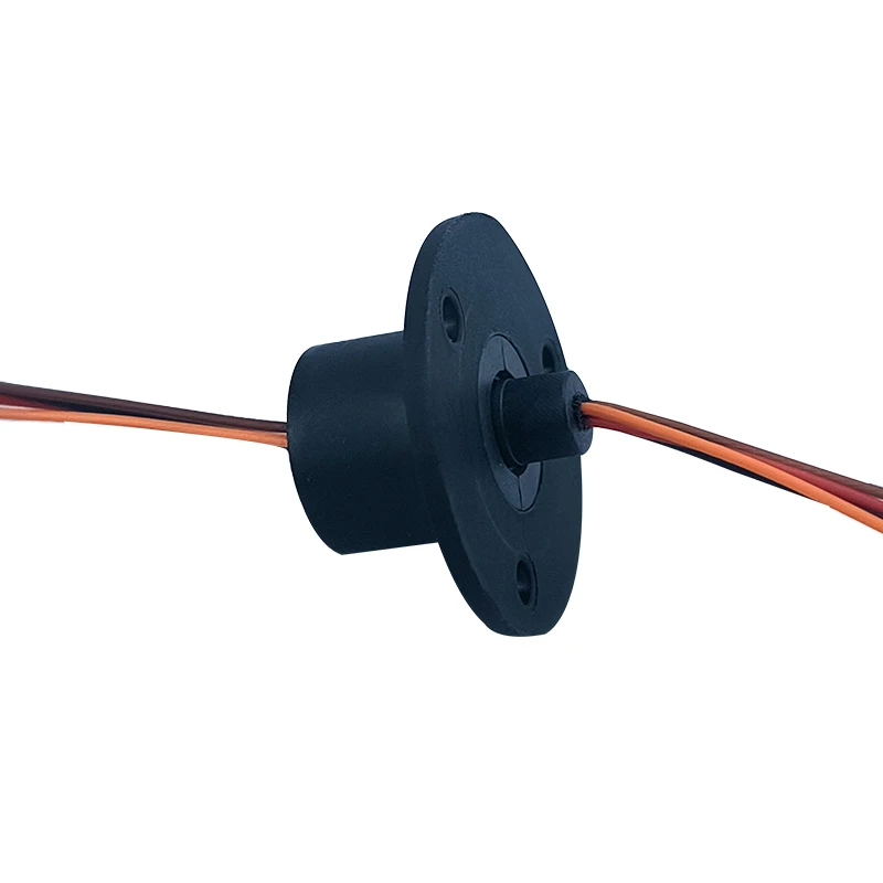 4-channel 2A outer diameter 12.4mm rotating circuit joint cap type circuit slip ring 4-channel low-power motor slip ring