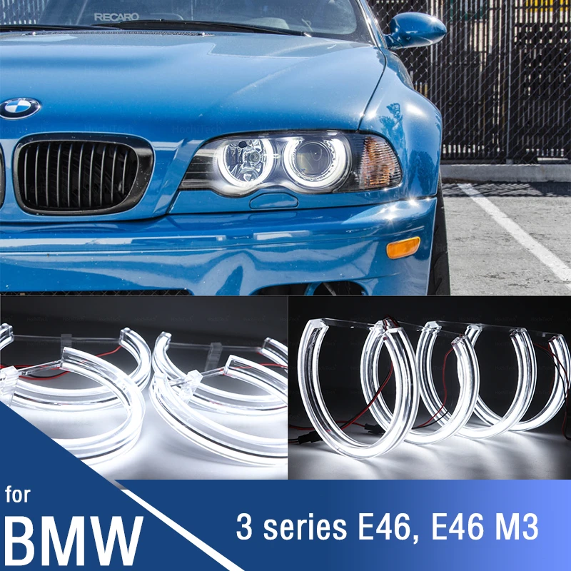 

6000K White Horseshoe Shape Angel Eyes Daytime Light for BMW 3 Series E46 316i 318i 320d 320i 323i 328i 330i 325xi 330d