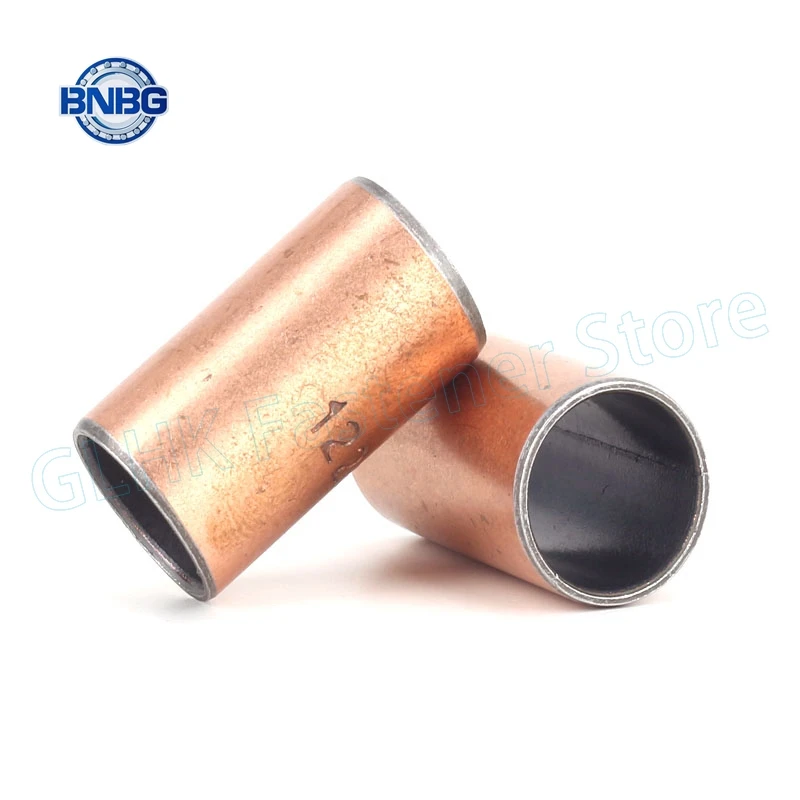 ضياء داخلي 10 11 12 13 14 15 مللي متر SF-1 خالية من الزيت ذاتية التشحيم مركب تحمل البطانات البرونزية ضياء خارجي 12 - 17 مللي متر