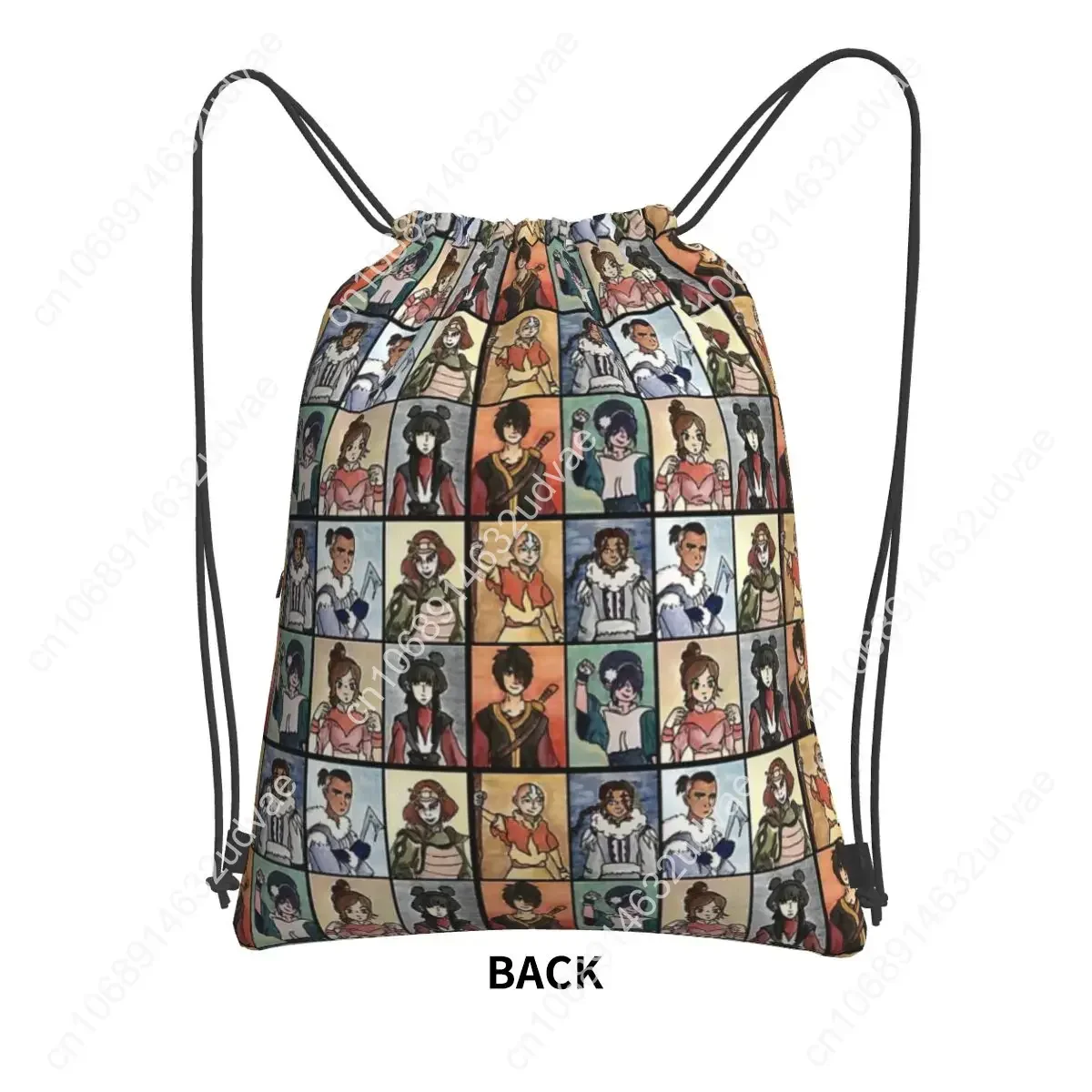The Last Paintbender Team Avatar Ultimate Backpacks Drawstring Bag Drawstring Bundle Pocket Shoes Bags For School Students