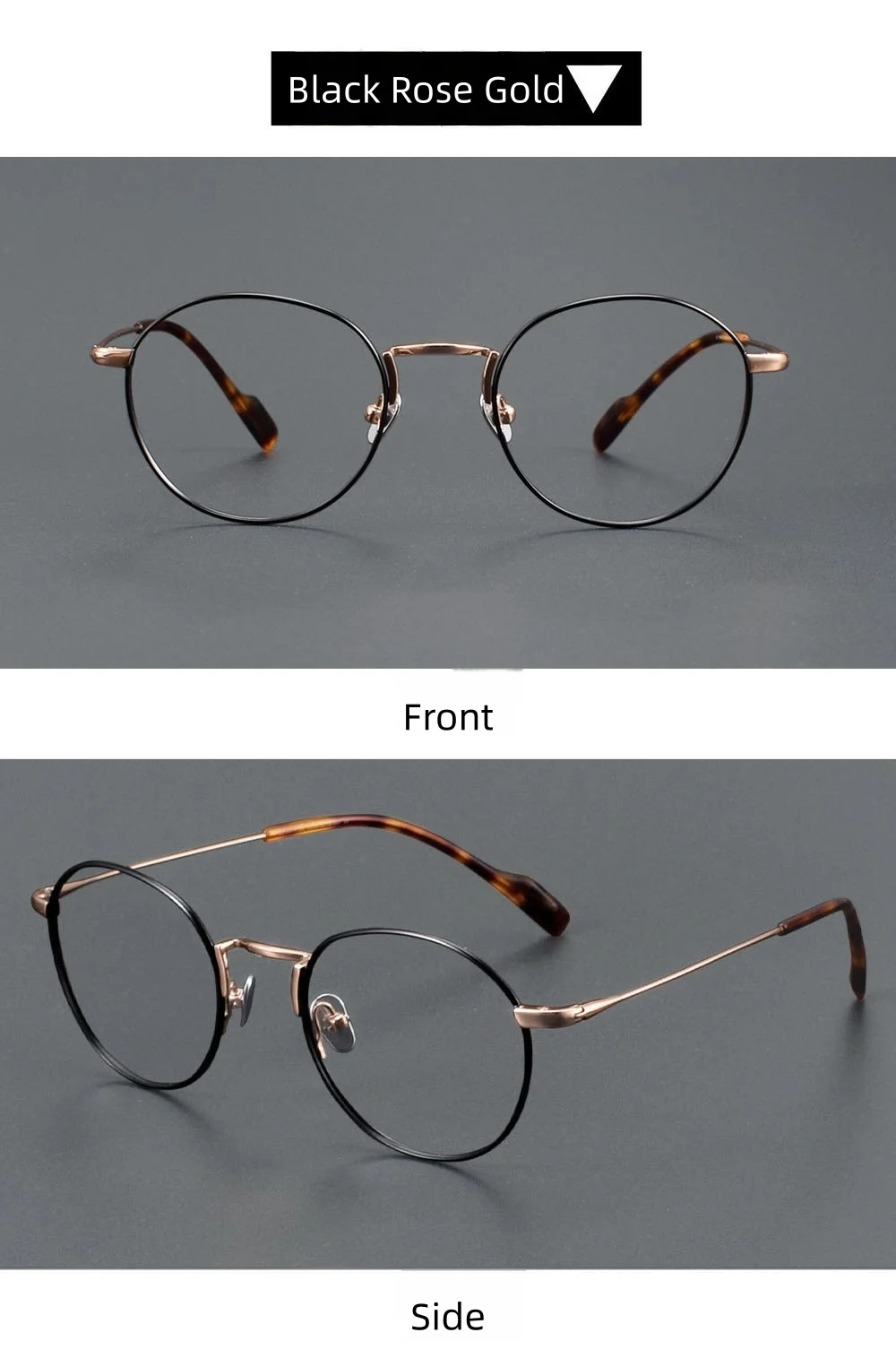 Men Business Office Computer Reading Myopia Glasses Women Fashion Lightweight Titanium Alloy Anti Blue Light Glasses Frame UV400