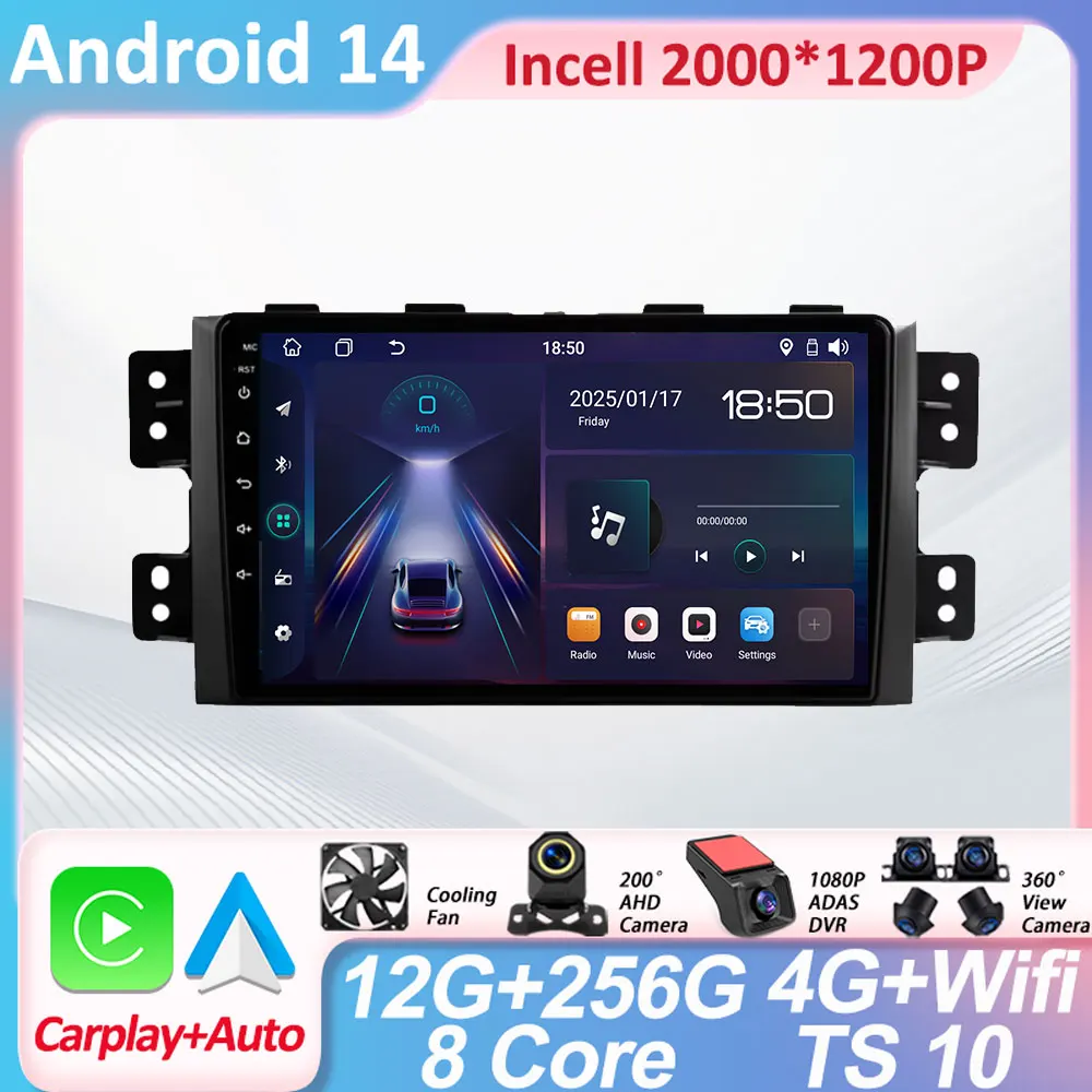 

2Din Carplay Android Auto для Kia Mohave 2008-2016 Borrego 2008-2011 Автомобильный мультимедийный радиоплеер с сенсорным экраном AutoMotive BT
