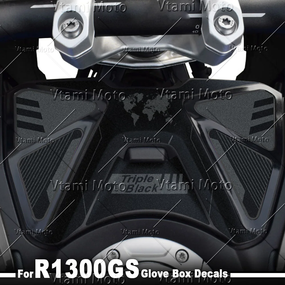Für R 1300 GS R1300 GS Triple Black 2025 2026 Motorrad Handschuhfach Schutz Aufkleber Sticker Zubehör