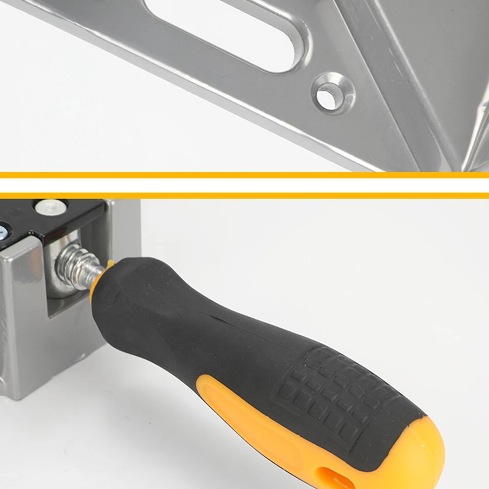 

1PC Single Handle 90 Degree Aluminum Alloy Right Angle Clamp Welding Pliers Wood Angle Clamp for Woodworking