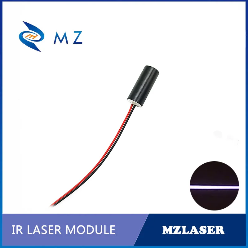 Modulo Laser linea IR 9mm 780nm 5mw obiettivo PMMA modello di circuito CW di azionamento APC di grado industriale