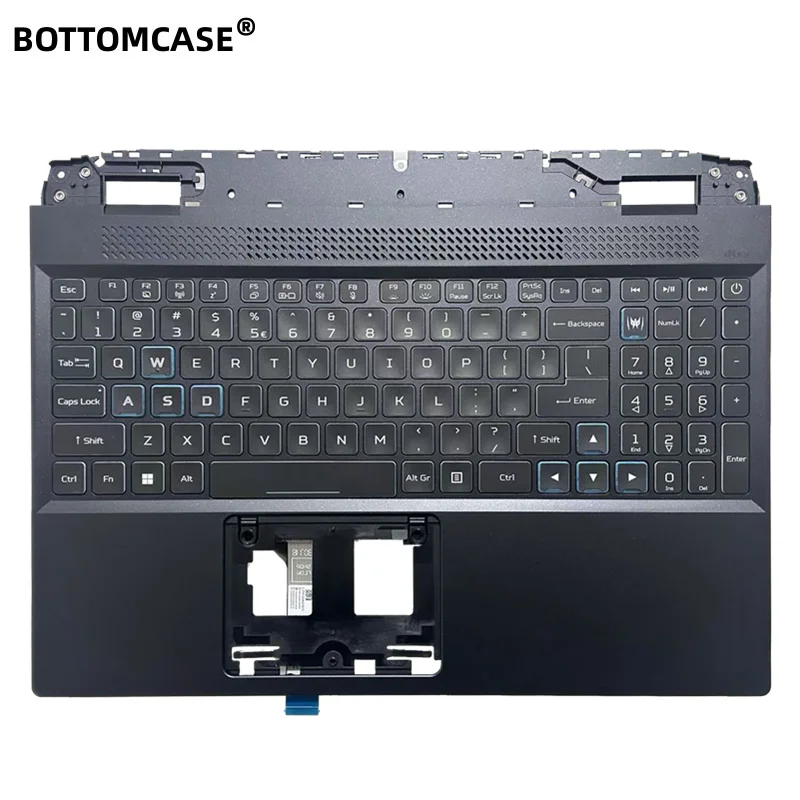 

Новинка для Acer AN515-58 AN515-58-51R3 N22C1, верхняя крышка упора для рук с синей подсветкой, клавиатура