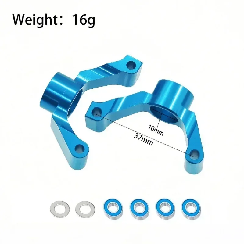 Metal 3 Degrees Rear Uprights Rear Hub Carrier 54733 for Tamiya TT02 TT-02 1/10 RC Car Upgrade Parts Accessories