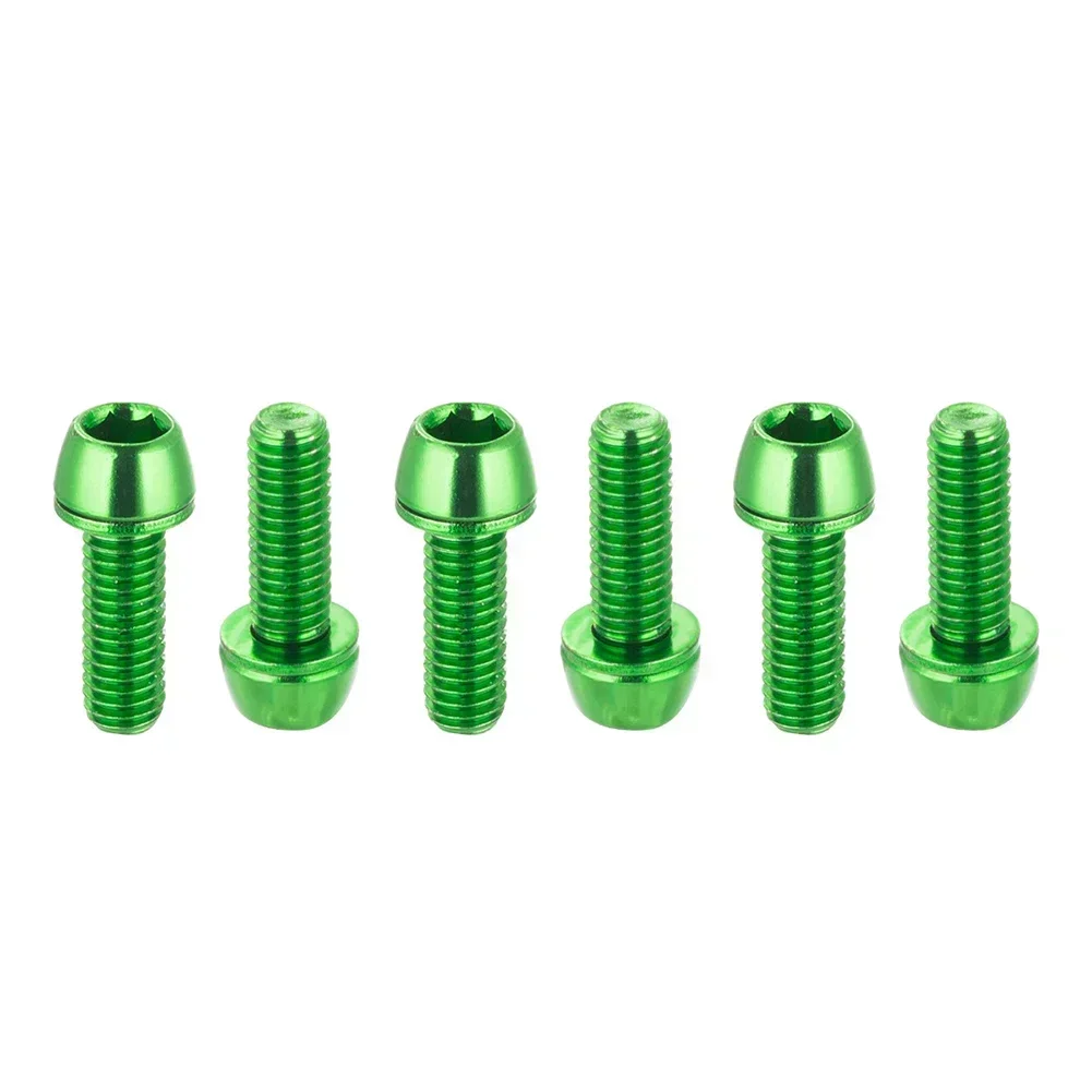 6pcs Disc Brake Caliper Fixing Bolts M6*18mm MTB Bike Bicycle Screws Red/orange/color/green/blue Cycling Accessories Bicicleta