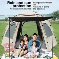 Pop Up Camping Tent Waterproof Automatic Dome Tent for 5-8 Person Portable Breathable Camp Tent Instant Tents Easy Setup