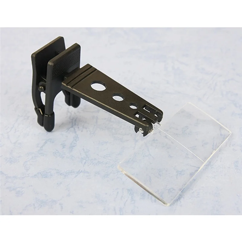 

1 Set 1.5X/2.5X/3.5X Magnifying Glass Optical Instruments Folding Clip On Eyeglass Loupe With 3 Acrylic Lens 85X30mm