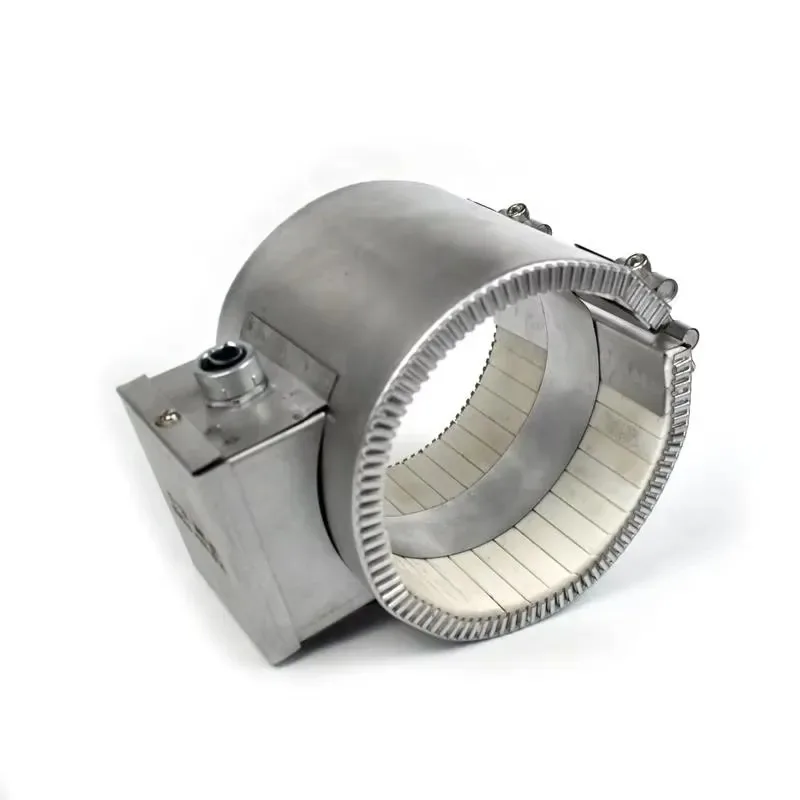 380V Electric Heating Barrel Ceramic Ribbon Heater with Thermocouple 300W 400W 500W High Precision 65 132