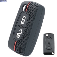 2 Button Car Remote Key Case Cover Shell For Peugeot 406 407 408 807 206 207 307 Partner Citroen C3 C2