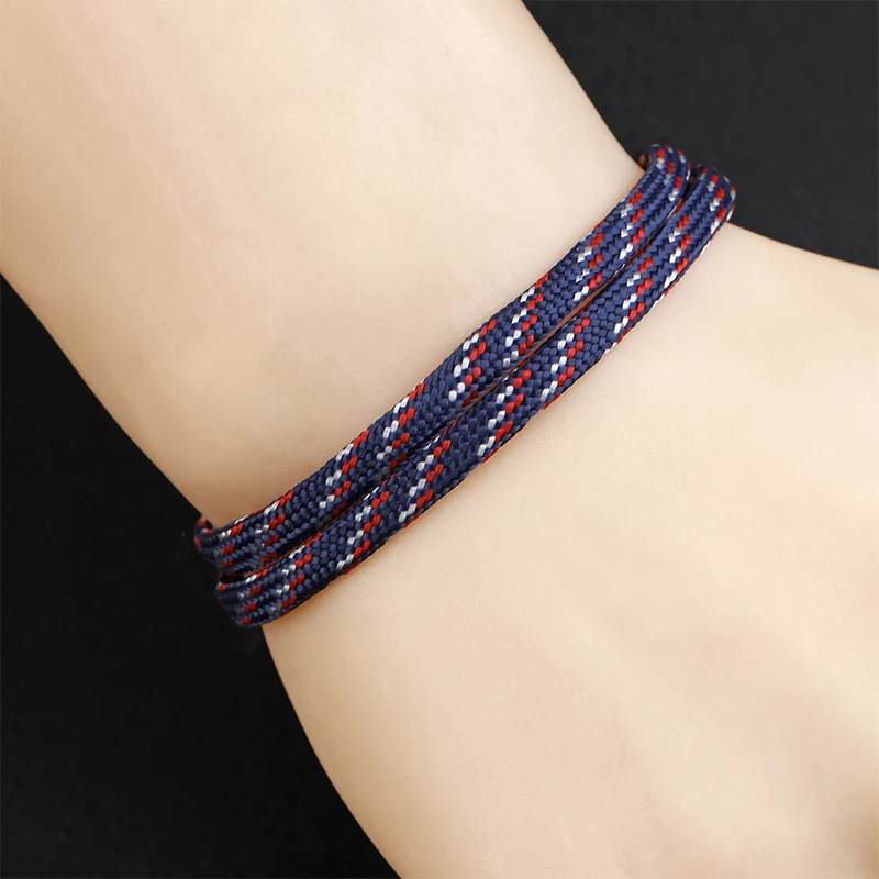 Minimalist Nautical Braided Rope Surfer Bracelets Handmade Adjustable Rope Bracelet For Men Women Couple Bracelet Jewelry Gift - view 3