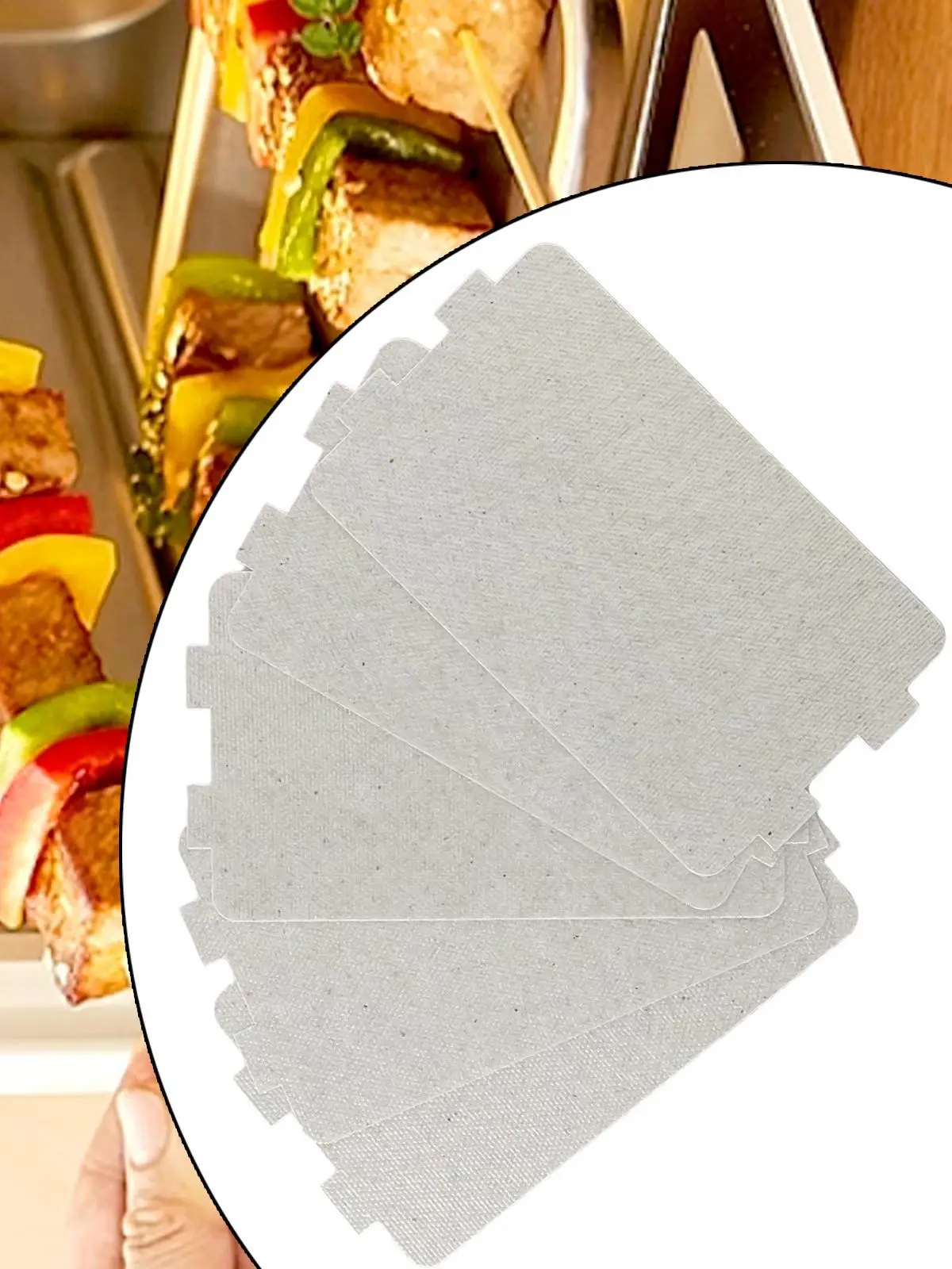 5pcs Universal Microwave Oven Mica Sheet Kitchen Accessories Wave Guide Waveguide Cover Sheet Plates 11.6 X 6.5cm accessories