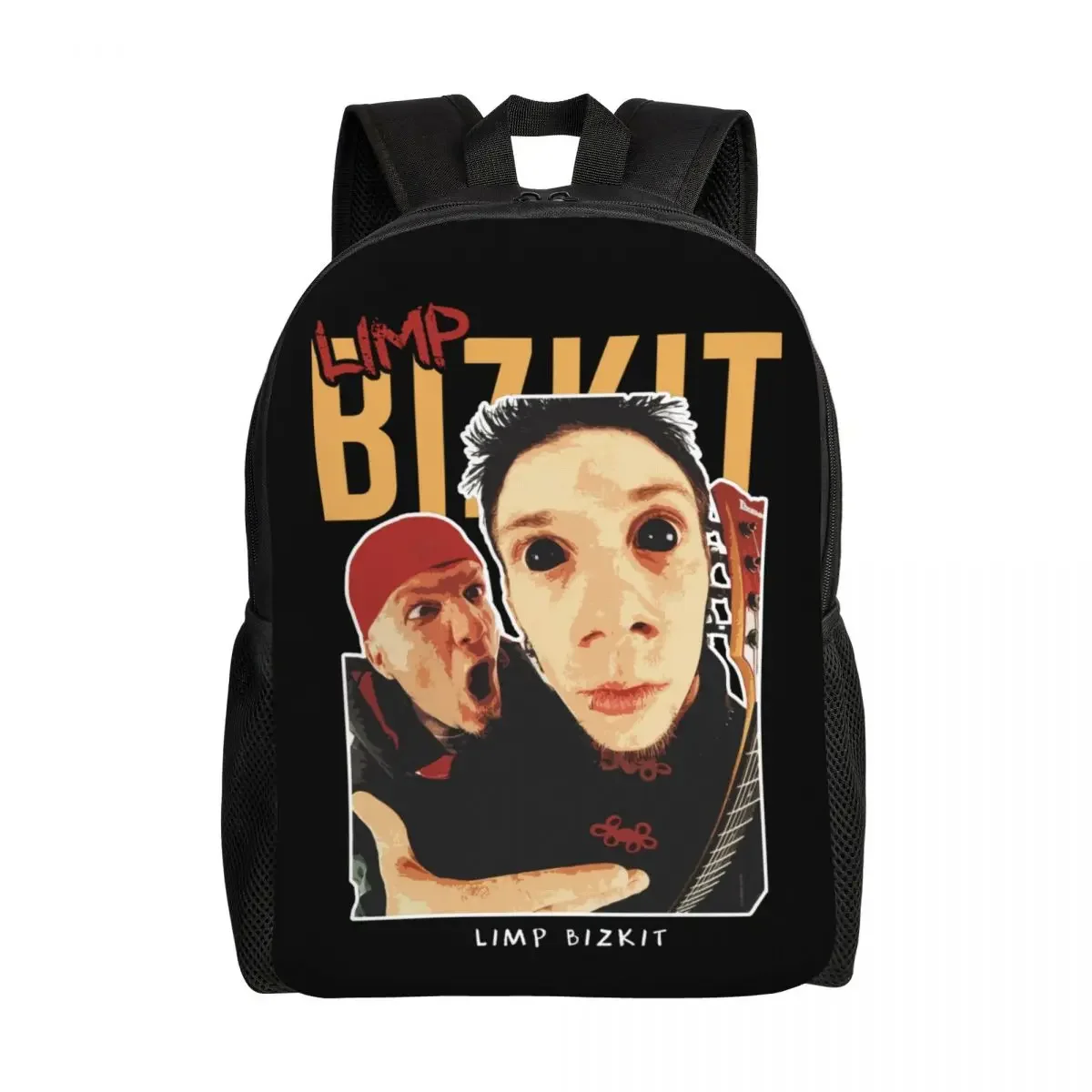 حقائب ظهر مخصصة من Bizkits مصنوعة من المعدن الثقيل للبنين والبنات حقائب سفر للكلية والمدرسة للرجال والنساء تناسب أجهزة الكمبيوتر المحمول مقاس 15 بوصة