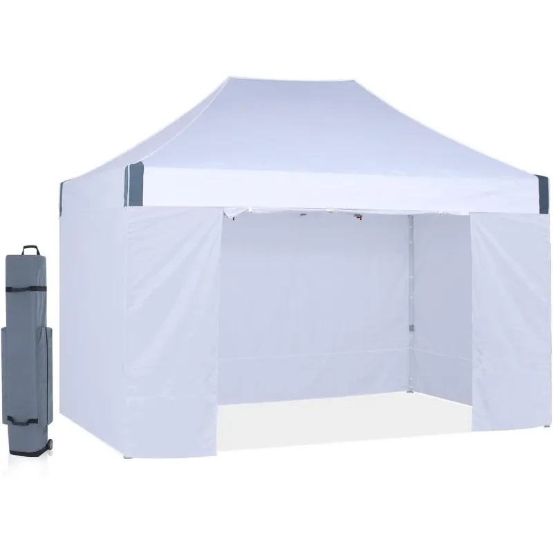 

Pop Up Canopy Tent, Outdoor Patio Canopy Tent with Side Walls for Deck, Party, Camping, Backyard, Playground