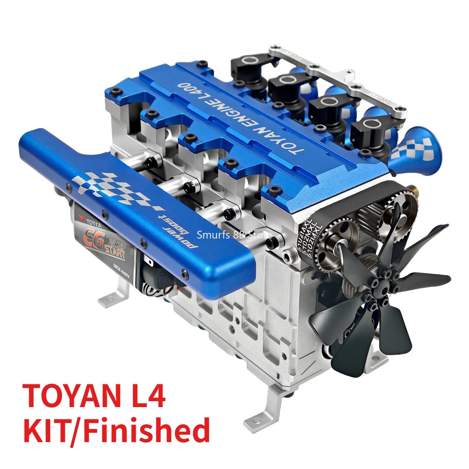 

Комплект модели двигателя TOYAN L400 DIY 14cc, четырехцилиндровый четырехтактный нитродвигатель, модель версии с водяным охлаждением, комплект/готовый продукт, игрушки