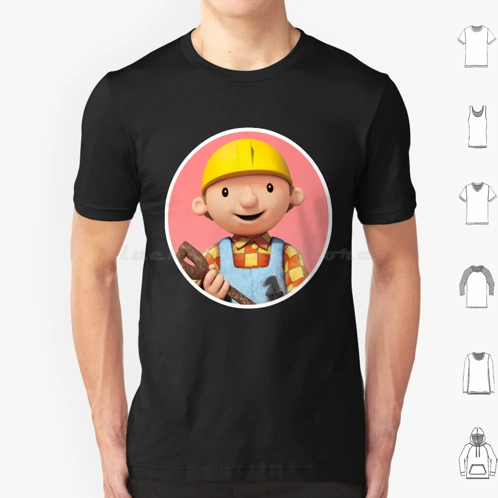 Bob The Builder T Shirt Cotton Men Women Diy Print Bob The Builder Bob Builder Tv Show Scoop The Builder Bob The Builder Meme