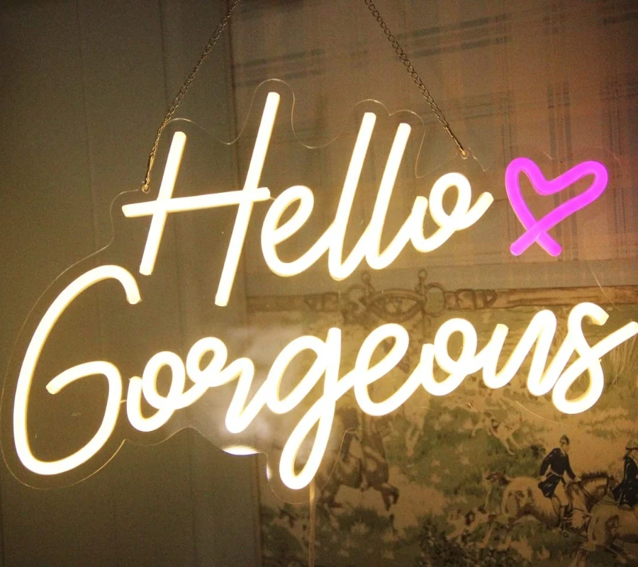 Personalized Neon Sign Custom LED Neon Sign Wedding Anniversary Gift Bar Cafe Wall Art Background Decoration Custom Name Neon