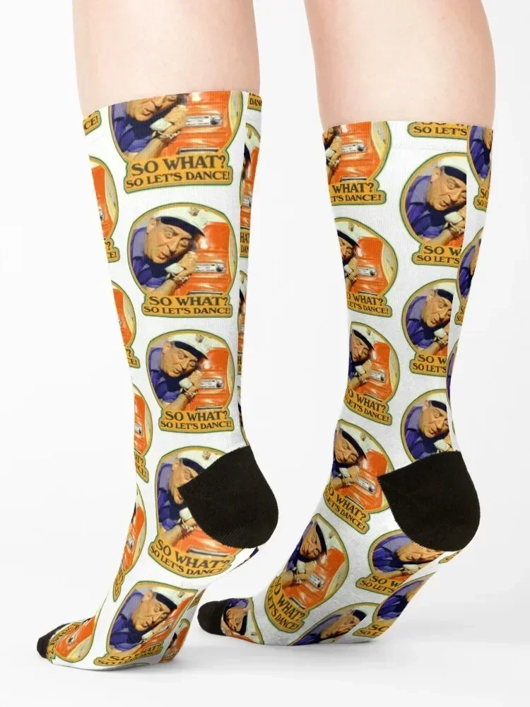 Caddyshack So What_ So Let_s Dance! Caddyshack Fan Design Calcetines senderismo Correr fútbol Hombre Calcetines Mujer