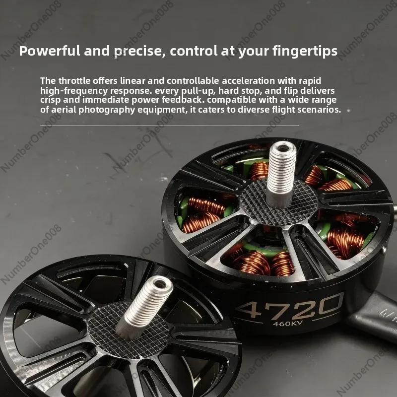 2807 1300KV Brushless Motor, 6S Racing Motor for FPV High Speed Drone Multicopter, High Power Outrunner