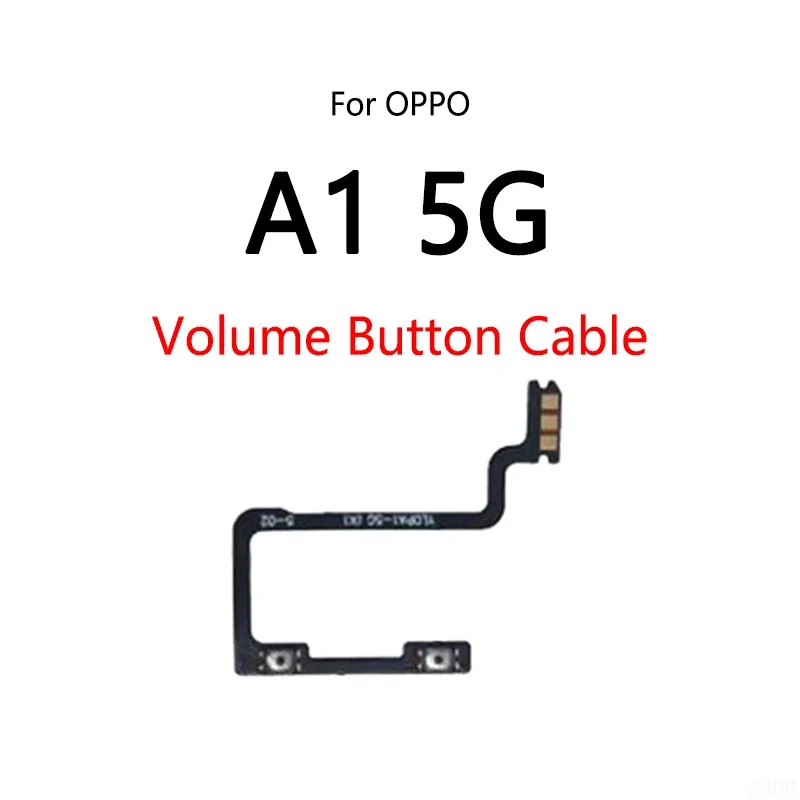 High-quality 5PCS/Lot For OPPO A1 5G Power Button Switch Volume Mute Button On / Off Flex Cable