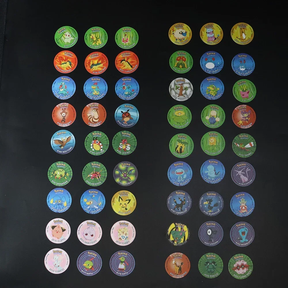 Poke Tazos Album 1st/2nd/3rd 401pcs Edition Ash Ketchum Starter Tap Collection Card  Trainer Round Pogs Cheetos Chipitaps Gifts - view 4