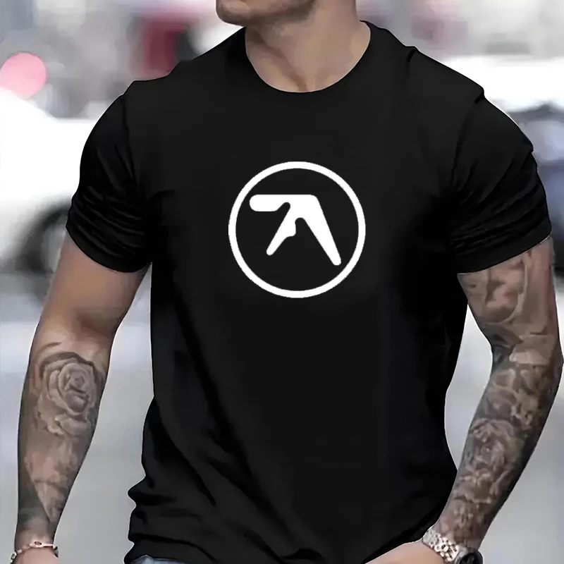 Fashion Aphex Twin Short Sleeve Men Woman T-Shirt Simple Harajuku Loose Casual Couple Tee Classic Vintage Personality Loose Tops
