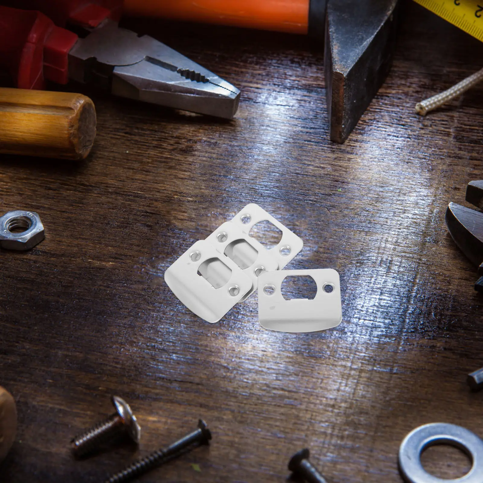 

Комплект из 4 усиленных металлических ответных планок из нержавеющей стали для дверных замков, засовов и внутренних дверей