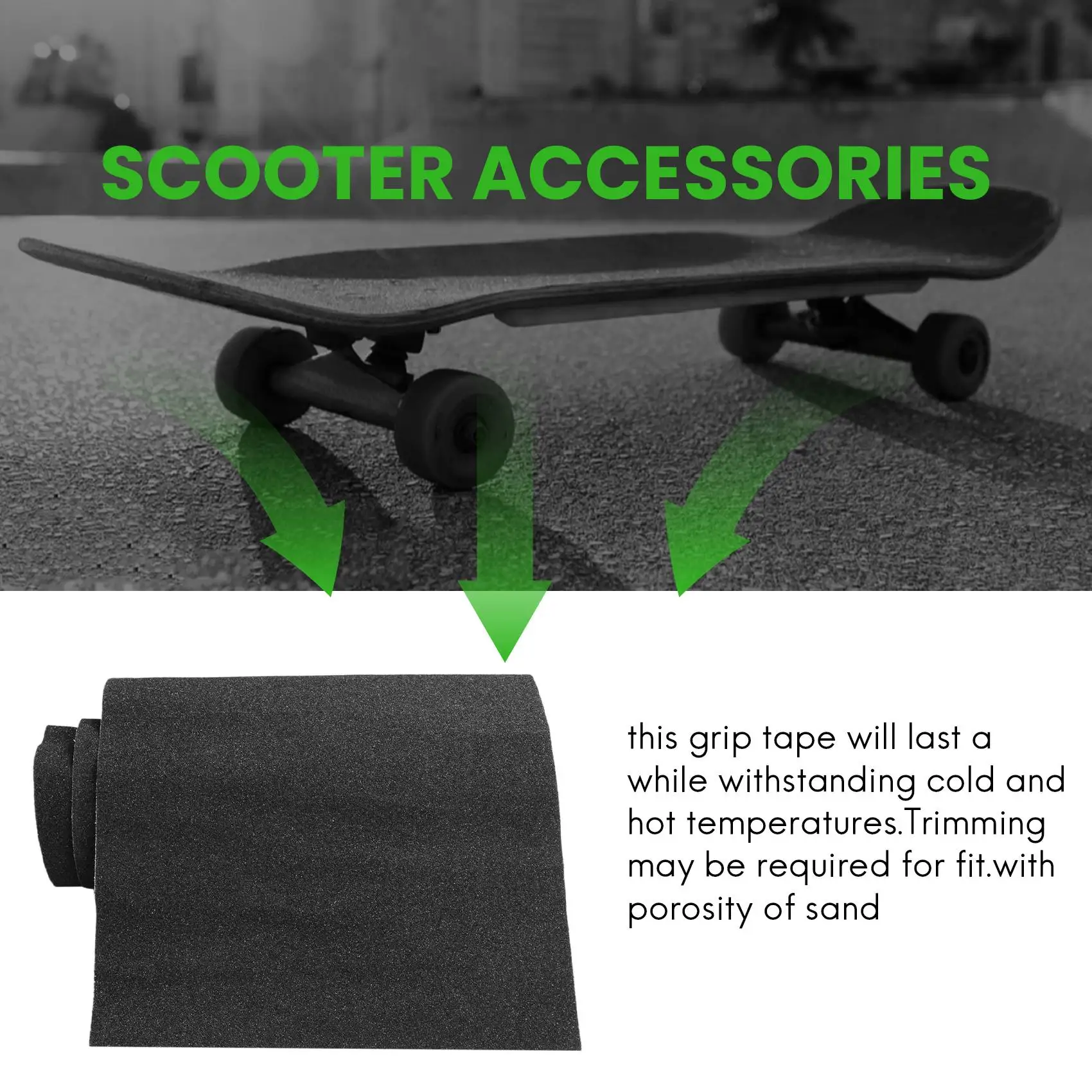 Waterdichte Skateboard Grip Tape Geperforeerde Grip Tape Skate Scooter