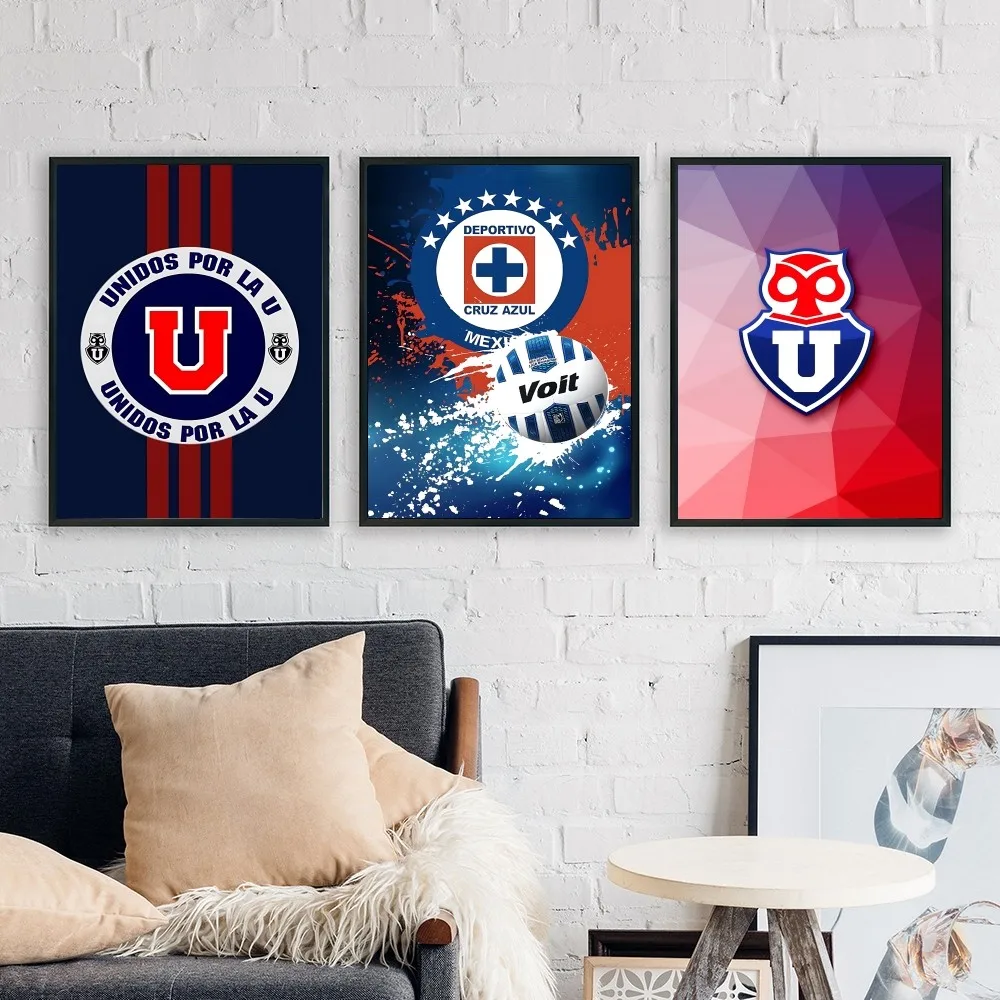 Y-YNDFCNB-U-UniversityS Chile fashion logo Poster Kraft Club Bar Paper Vintage Poster Wall Art Painting Bedroom Study Stickers