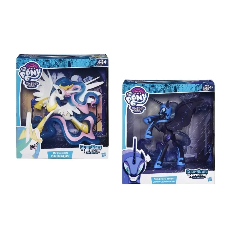 Hasbro Anime My Little Pony Princess Celestia Nightmare Moon Guardians Harmony Gifts for Children Action Figure Model Toys