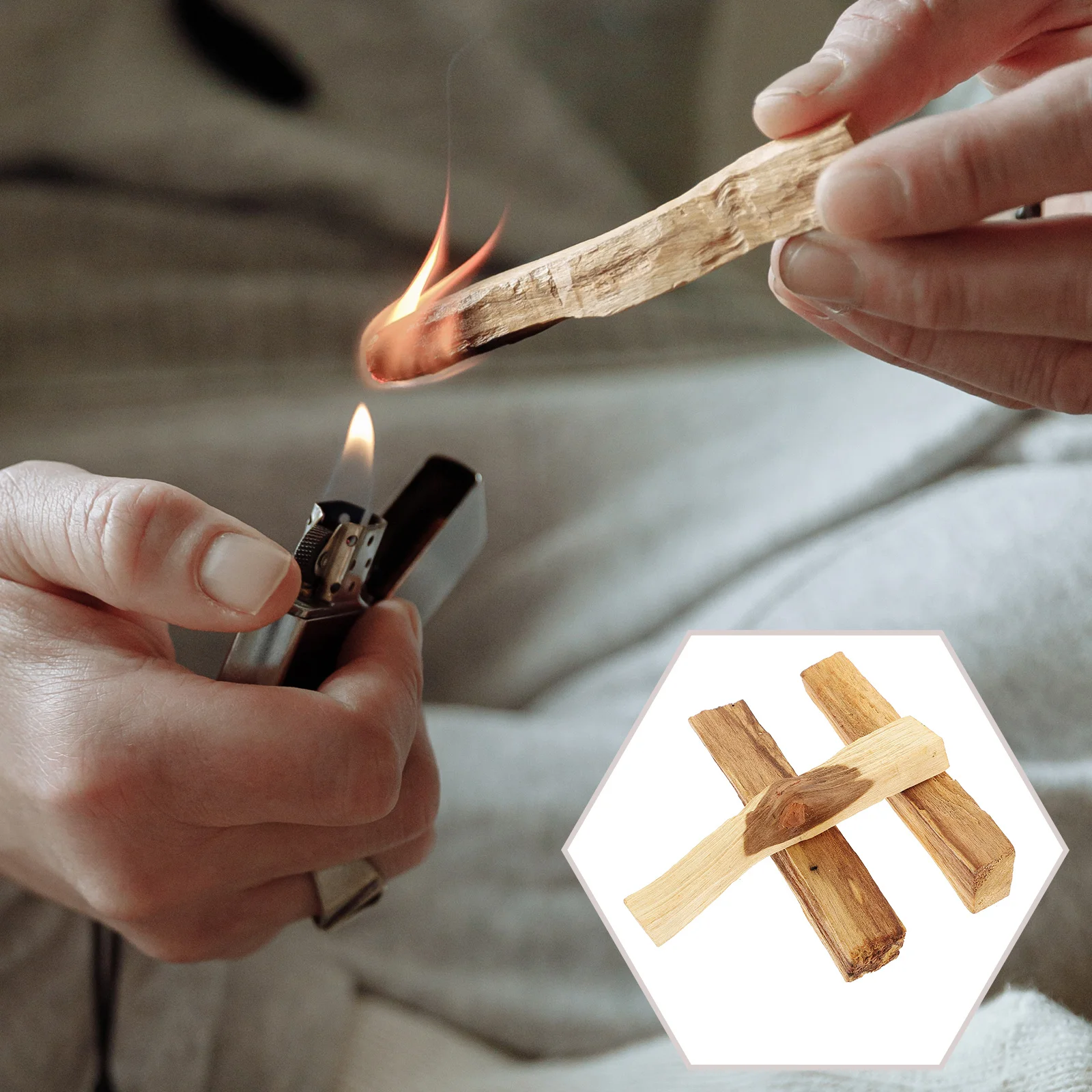 

1 Bag Wood Incense Stick Natural Smudging Rod For Meditation Aroma Purifying Air Burner Accessories Wooden Burning Sticks