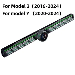 Nuovo aggiornamento per Tesla Model 3 & Y 2016-2024 pulsante multifunzione di controllo fisico Highland con Display LCD rotante