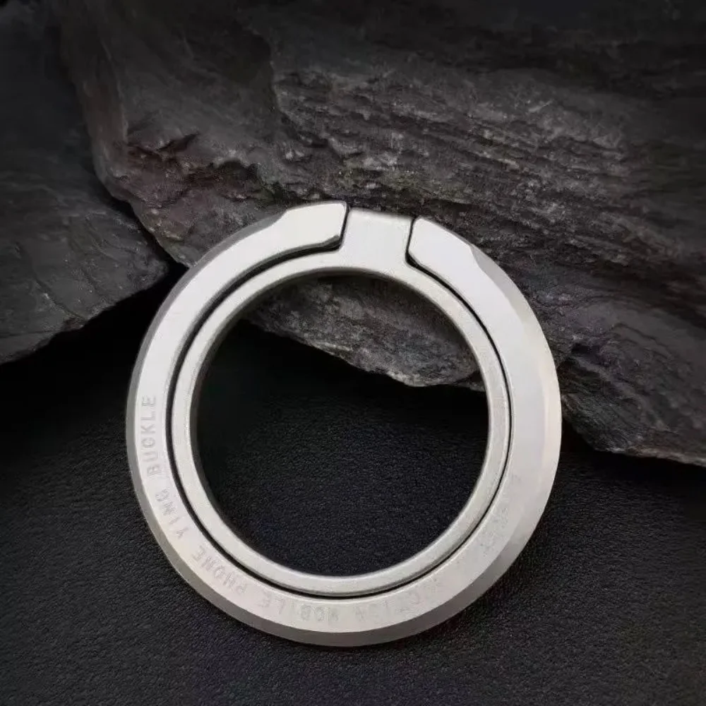 Magnetic Phone Ring Holder for 360° Rotatable Grip Stand Strong Magnet Aluminum Finger Ring for iPhone 16 15 14 13 12