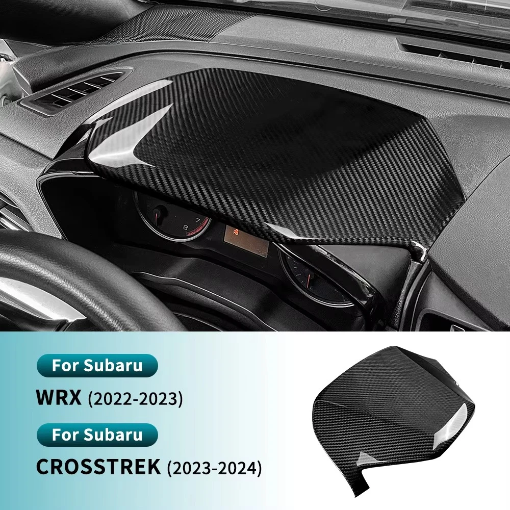 

Real Hard Carbon Fiber Car Center Console Middle Sticker for Subaru WRX 2022-2023 Crosstrek 2023-2024 Interior Accessories