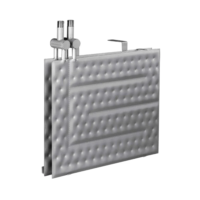 

Ice Storage Falling Film Chiller Welding Pillow Plate Hot and Cold Refrigerator Evaporator Plate Liquid Cold Immersion Plate